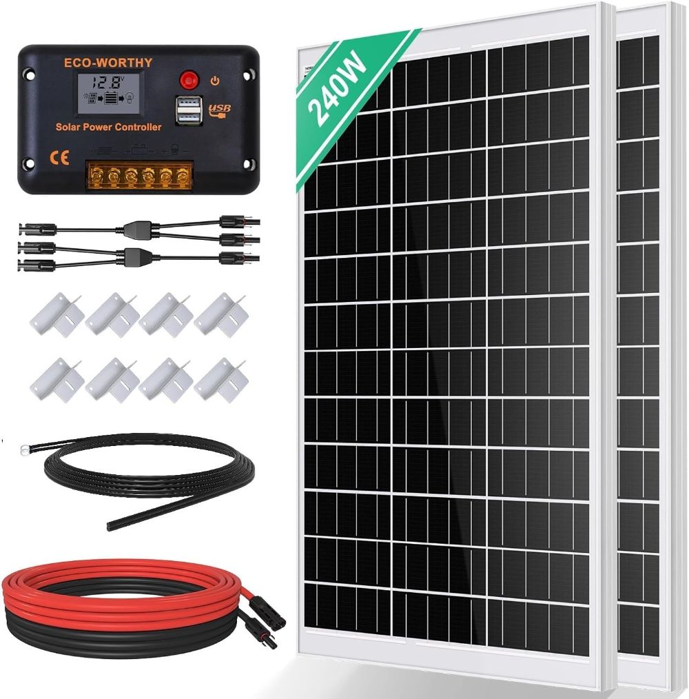 1. ECO-Worthy 240W