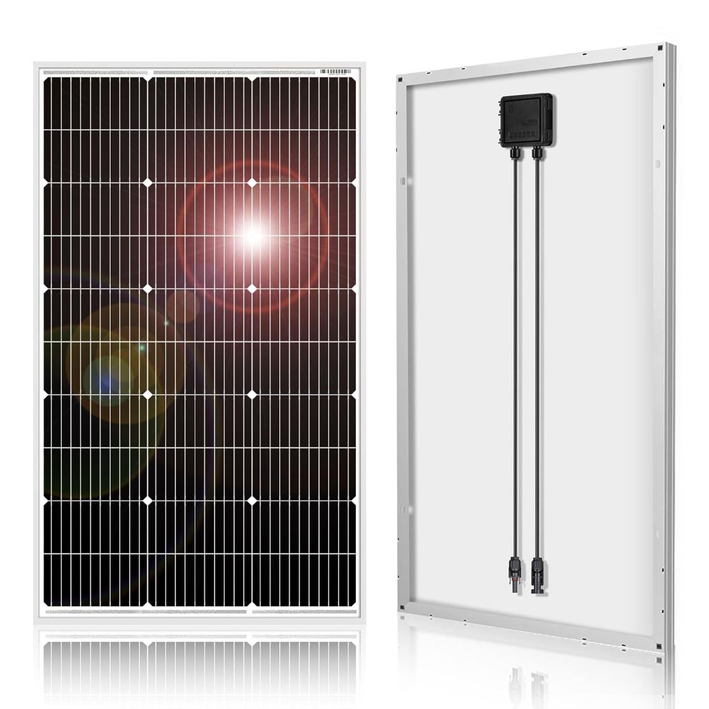7. DOKIO Panel Solar 100W 12V