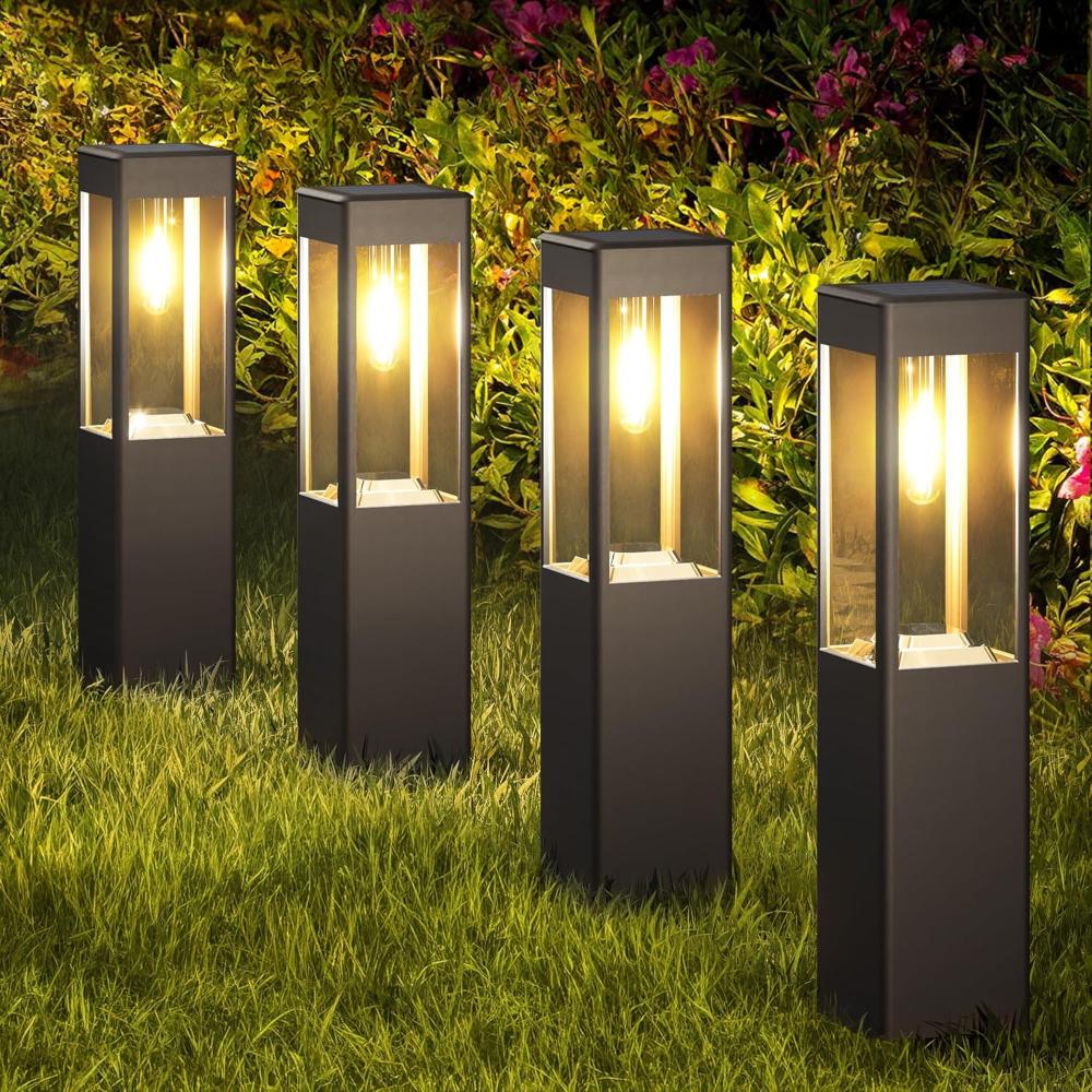 1. Balizas solares Joomer, iluminación elegante para caminos, terrazas y entradas