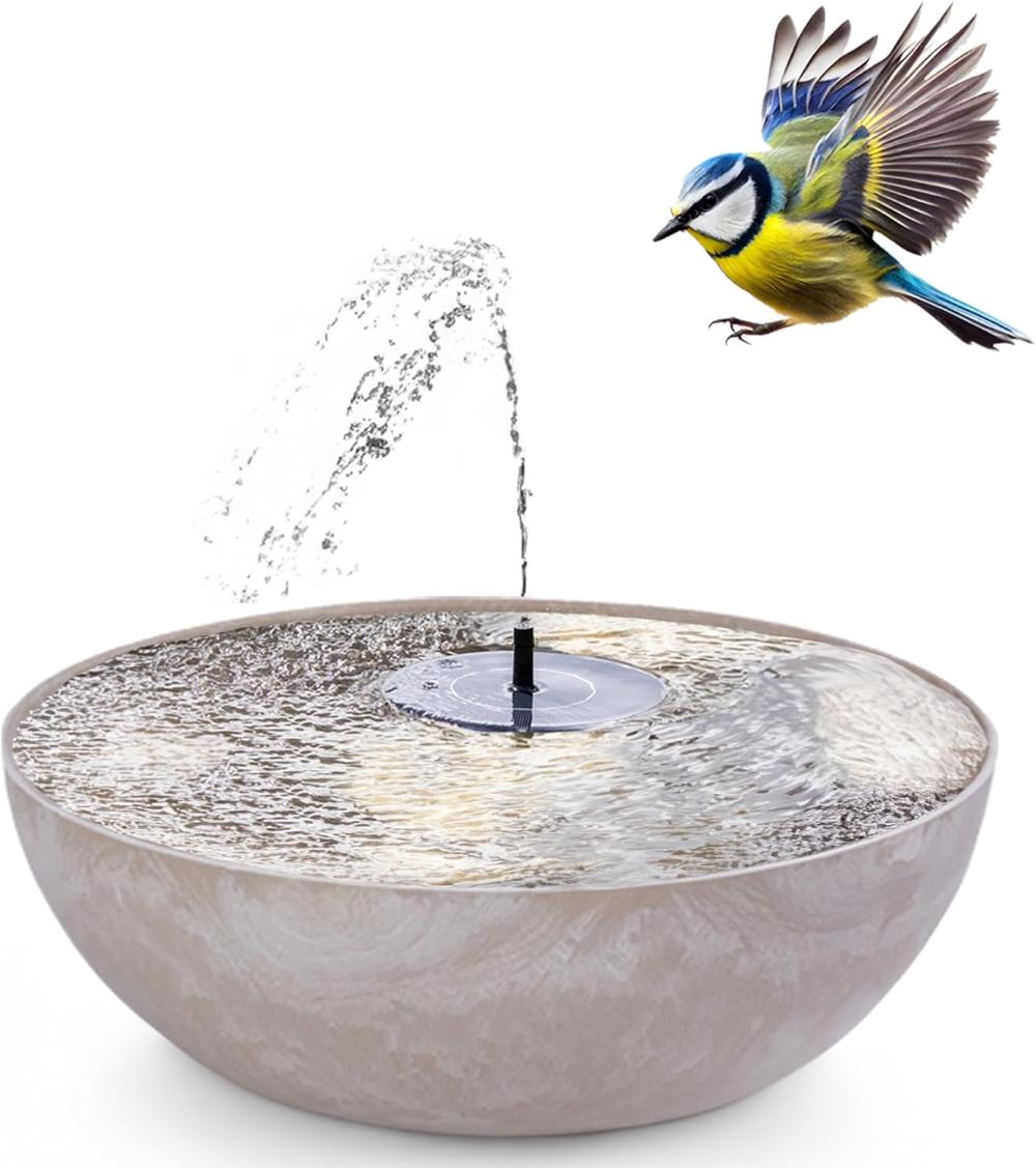 1. Cuenco decorativo con bomba solar